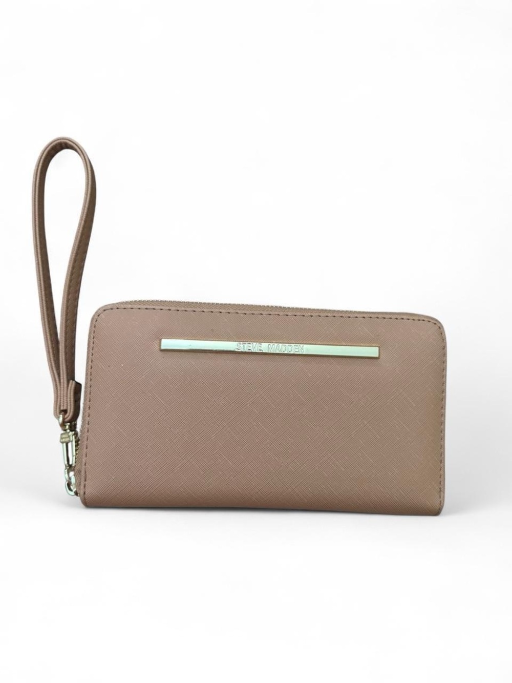 Steve Madden Wristlet Wallet with Gold Accent